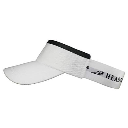 Headsweats Unisex Adult Lightweight Performance Running Sun Visor - color: White