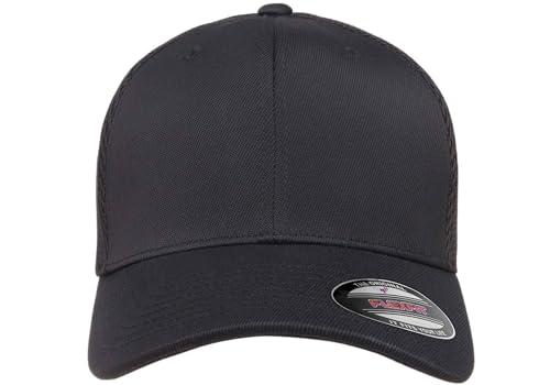 Flexfit Unisex Mesh Fitted 2-Tone Trucker Hat, One Size - color: Green, size: Large-X-Large