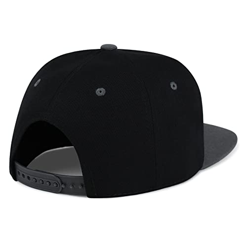 JPAK Banana Fruit Hip-Hop Snapback Hat Embroidered Baseball Cap Monkey - color: 18. Black/Grey
