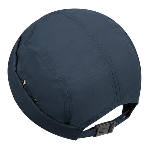 Clakllie Quick Dry Brimless Docker Cap for Men Summer Beanie Sailor Skullcap Lightweight Waterproof Adjustable No Brim Hat - color: S-dbh01-n-dark Blue
