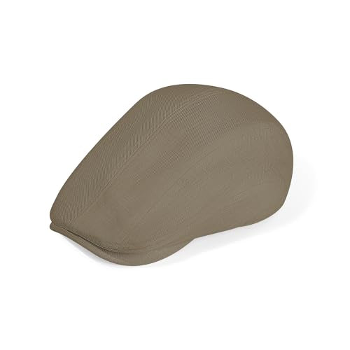 Flat Ivy Newsboy Cap for Men Classic Ramie Irish Cabbie Driving Hunting Summer Sun Hat - color: Khaki, size: Large