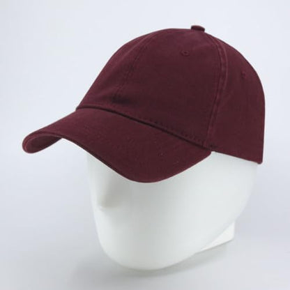 Cotton with Stretchable Polyester Air Mesh Back Flex Six Panel Baseball Cap - color: A-flex Maroon, size: Small