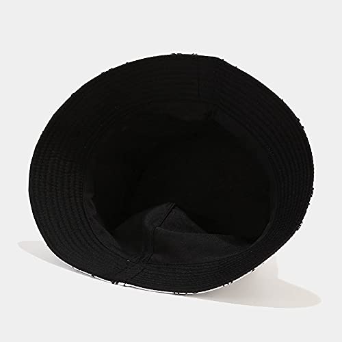 Unisex Print Double-Side-Wear Reversible Bucket Hat - color: Note White