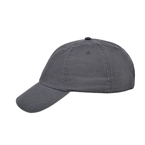 Lids Blank Baseline Dad Adjustable Strapback Hat - color: Charcoal