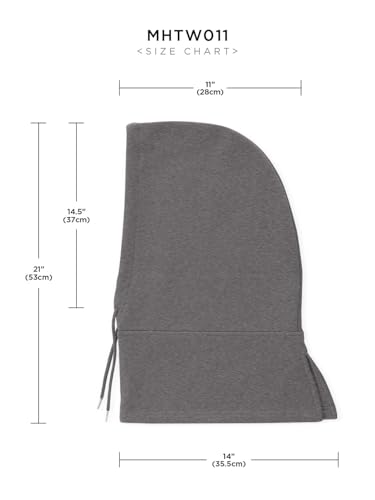 MixMatchy Women's Hooded Scarf Balaclava Fleece Lined Winter Beanie Hat - color: Fuchsia