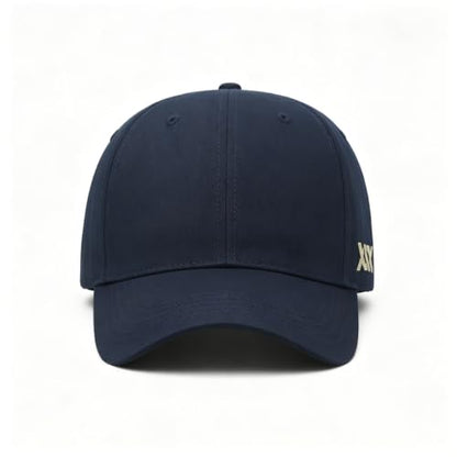 XXL Baseball Cap for Big Heads 23.6"-26.8" Adjustable Cotton Dad Hat - color: Navy Blue