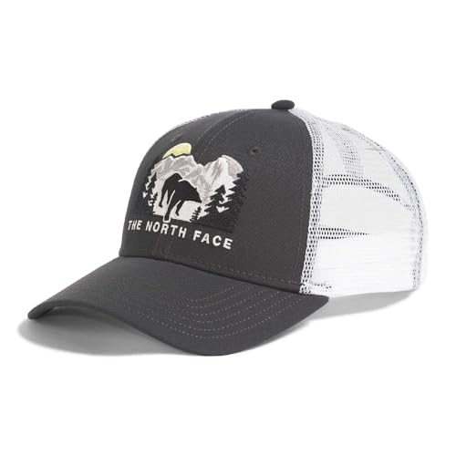 The North Face Embroidered Mudder Trucker - color: Tnf White/Asphalt Grey/Bear Graphic