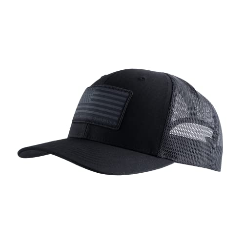 Magpul Trucker Hat Snap Back Baseball Cap, One Size Fits Most - color: Standard Patch Black