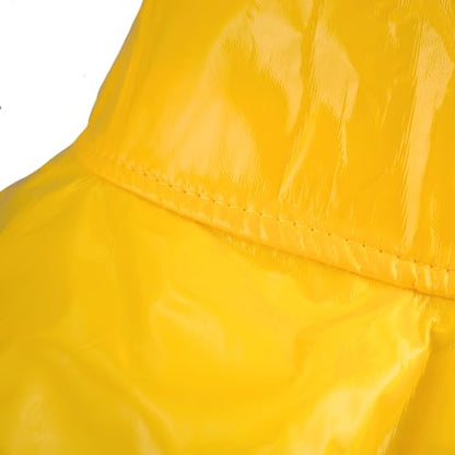 Toutacoo, Wide-Brimmed Vinyl Rain Hat - color: 02-yellow, size: Large