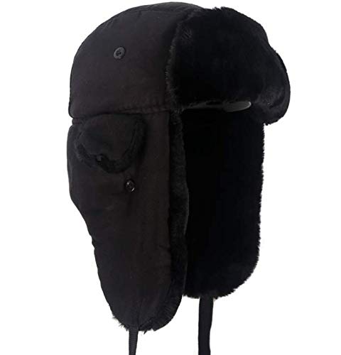 Women Men Hats Trapper Hat Winter Trooper Hat Ushanka Ear Flap Hunting Hat Windproof Skiing Snow Hat Caps Earflaps Russian Hats Thermal Cold Weather Hats Balaclavas Cycle Warm Hat
