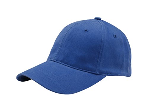 G Men's Soft Structured Low Profile Light Brushed Twill Fitted Flex Cap - color: Royal Blue