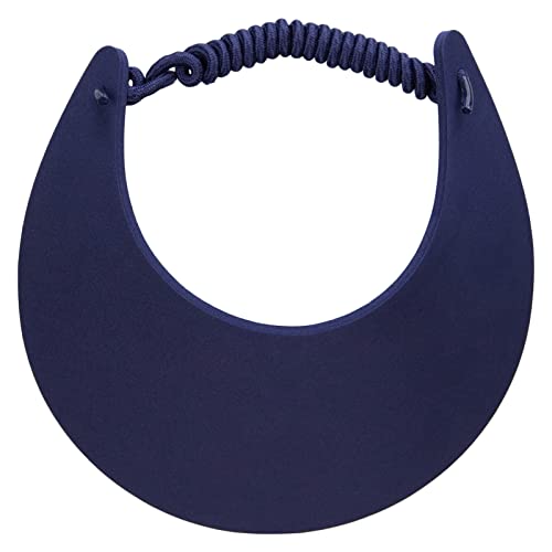 Large Bill Foam Sun Visor - color: Navy