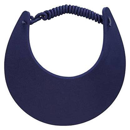Large Bill Foam Sun Visor - color: Navy
