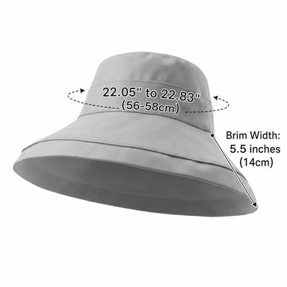 FaroDor Women's Reversible Bucket Hat UV Protection Packable Travel Cap Wide Brim Sun Hats 2026 - color: 6yellow