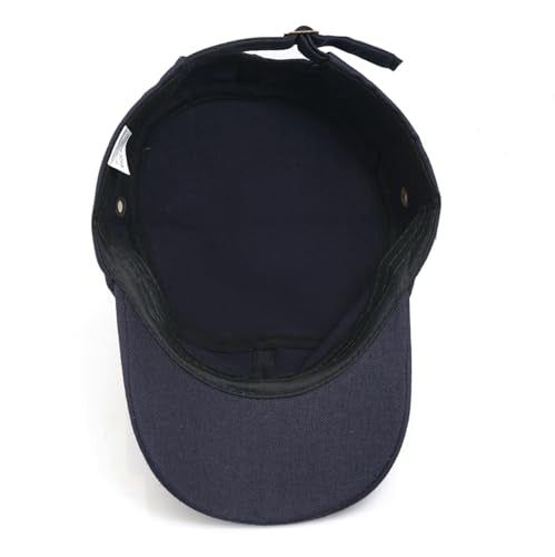 Unisex Basic Cadet Army Caps Everyday Military Style Hat - color: Navy Blue 1