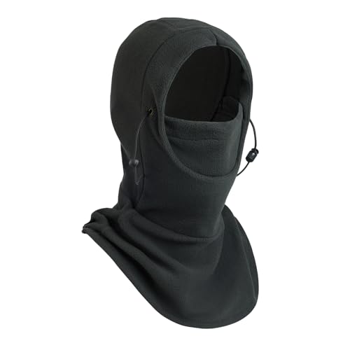Balaclava Ski Mask for Men&Women Extreme Cold Weather Full Face Masks Warm Cover Winter Face Mask for Skiing & Snowboarding - color: Dark Grey