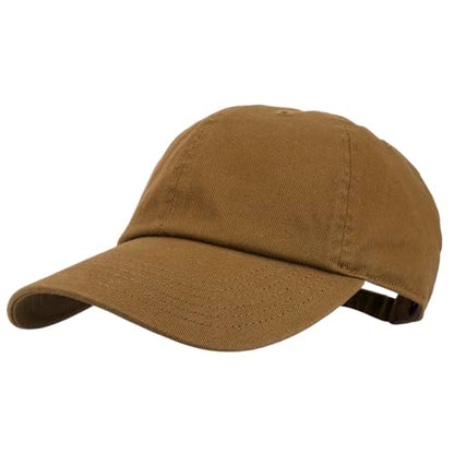 Gelante Baseball Cap Dad Hat 100% Cotton Polo Style Plain Blank Adjustable Size. - color: Copper