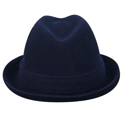 Kangol Wool Player Fedora - color: Dark Blue, size: Medium