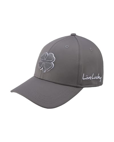 Black Clover Premium Flex Cap - color: 137 - Charcoal Hat/3d Charcoal Clover/White Trim, size: Small-Medium