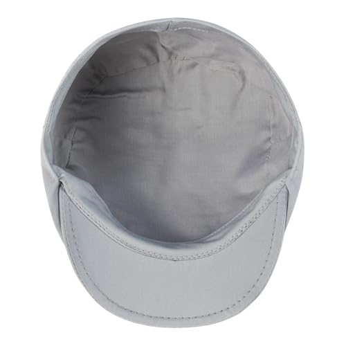 Toddler Cotton Golf Newsboy Cap - color: Light Grey, size: 6-24 Months