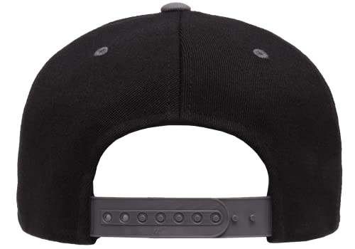 Flexfit Men's 110 Classic Snapback - color: Black/Grey