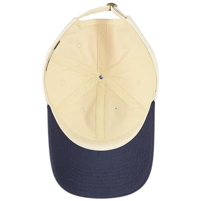 E BY ELIDAN Two Tone Dad Hat, Low Profile Baseball Cap - color: Stone Navy