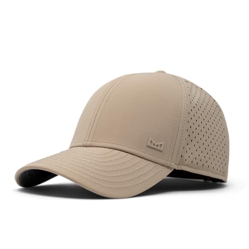 melin A-Game Hydro, Men’s Performance Snapback Hat - color: Khaki, size: X-Large