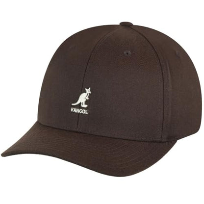 Kangol Men, Women Wool Flexfit Baseball - color: Brown, size: XX-Large