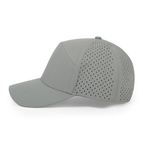 HH HOFNEN Quick Dry Baseball Cap Snapback Golf Trucker Hat for Man Women - color: 1-gray