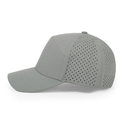 HH HOFNEN Quick Dry Baseball Cap Snapback Golf Trucker Hat for Man Women - color: 3-black+gray+white