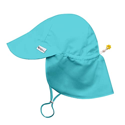 Green Sprouts Unisex-Baby Flap Sun Protection Swim HatHat - color: Aqua, size: 9-18 Months