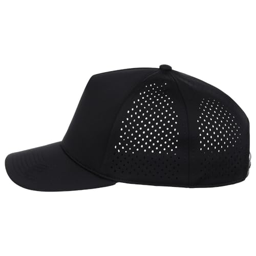 Lids Tee Box 5-Panel Performance Tech Adjustable Snapback Cap - color: Black