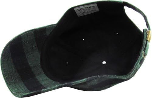 Lumberjack Plaid Aviator Trapper Hat Trooper Ear Flaps Ushanka Eskimo Cold - color: Dark Green Black Plaid
