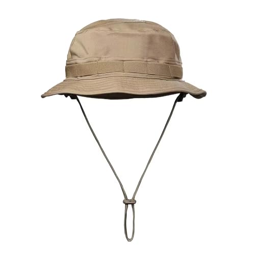 EMERSONGEAR Sunproof Short Brim Hat Tactical Boonie Hats for Men Women Outdoor Sport Hunting Fishing - color: Coyote Brown