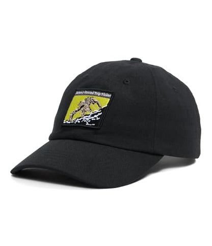 The North Face Norm Baseball Hat | Shallow Fit Ball Cap with Embroidered Logo, Adjustable Strap Closure & Silver Buckle - color: Tnf Black/Expedition Proven Patch