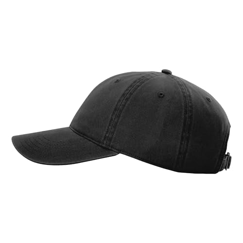 Custom Dad Style Embroidered Hat for Men, Customized Baseball Cap, Gorras para Hombres, Personalized Hats for Men - color: Black