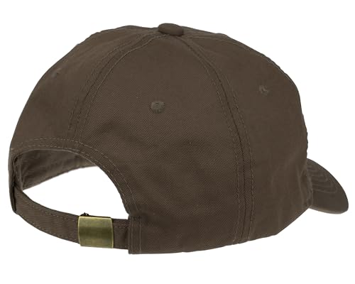 Gelante Cotton Twill Washed Unstructure Baseball Cap - Adjustable Blank Hat for Men Women - Wholesale Bulk Lot of 6 Pack - color: Solid Brown