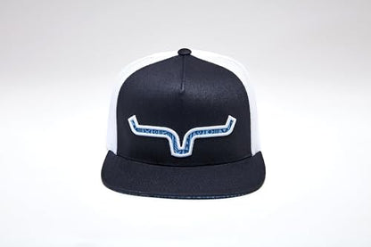 Kimes Ranch Unisex Delano Hat – High-Profile Western Snapback with 3D Embroidery - color: Navy