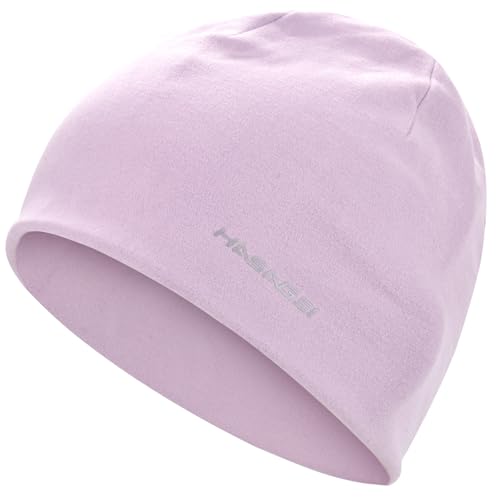 HASAGEI Beanies Skull Caps for Men, Women Warm Helmet Liner Cycling Cap Soft Lightweight Beanie Hat Antistatic Running Beanie - color: Purple