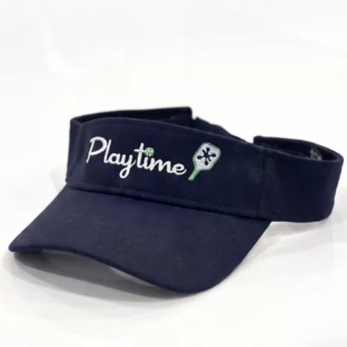 Playtime Pickleball Embroidered Navy Visor Women's