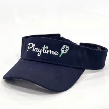 Playtime Pickleball Embroidered Navy Visor Women's