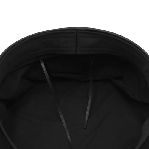 BOLLEY JOSS Womens Fashion Newsboy Cap Faux Leather Bakerboy Hat Stars Buckle Beret Paperboy Fiddler Captain Sailor Hats - color: Black