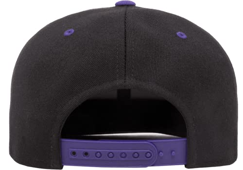 Flexfit Men's 110 Classic Snapback - color: Black/Purple