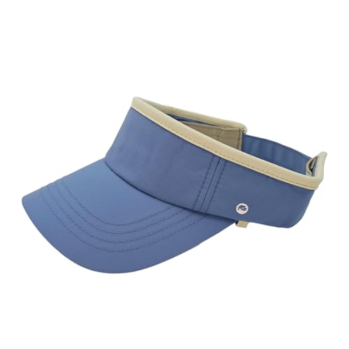 Fits Y’All Performance Nylon Visor: Adjustable, Lightweight, Durable, Quick-Dry, Water Repellent for Men, Women, and Unisex - color: Blue