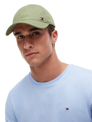 Tommy Hilfiger Men's Cotton Billy Adjustable Flap Baseball Cap - color: Celtic