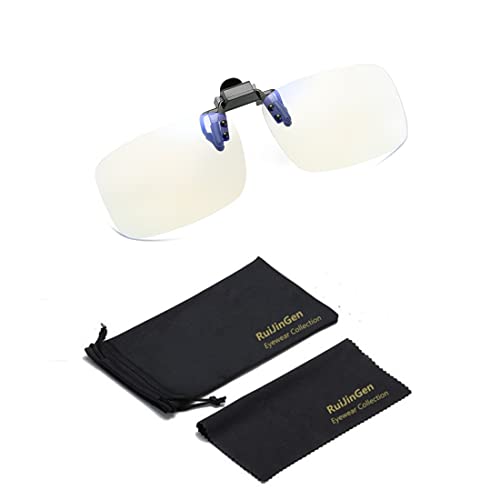 Clip on Flip up Polarized Lens For Prescription Glasses UV Protection Sunglasses (Clear lenses not Polarized) - color: No Polarized Clear