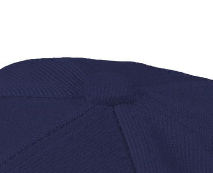 TK Flex Blank Hats, Adjustable Plain Hats, Casual Women's and Men's Hats, Baseball Caps for Patches and Embroidery, 12 Pack - color: Navy