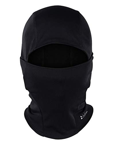 clothin Balaclava Face Mask, Ski Mask for Men Women, Full Face Mask Hood Tactical Skiing,Motorcycling,Winter Sports - color: Black-winter-fleece Lined-2 Pcs