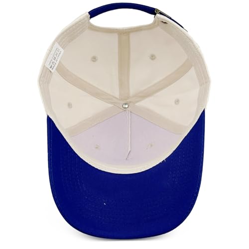 Embroidered Baseball Cap, Cotton Dad Hat, Fun & Heartfelt Stitching, Adjustable Casual Outdoor Hat for Men Women - color: Girl Dad - Navy Blue/Beige