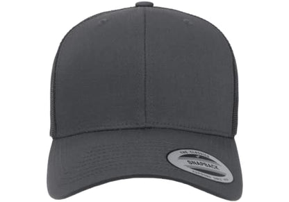 L2K Classics Plain Trucker Mesh Cap Baseball Cap - Mens Hats Trucker Hats for Men - color: Charcoal